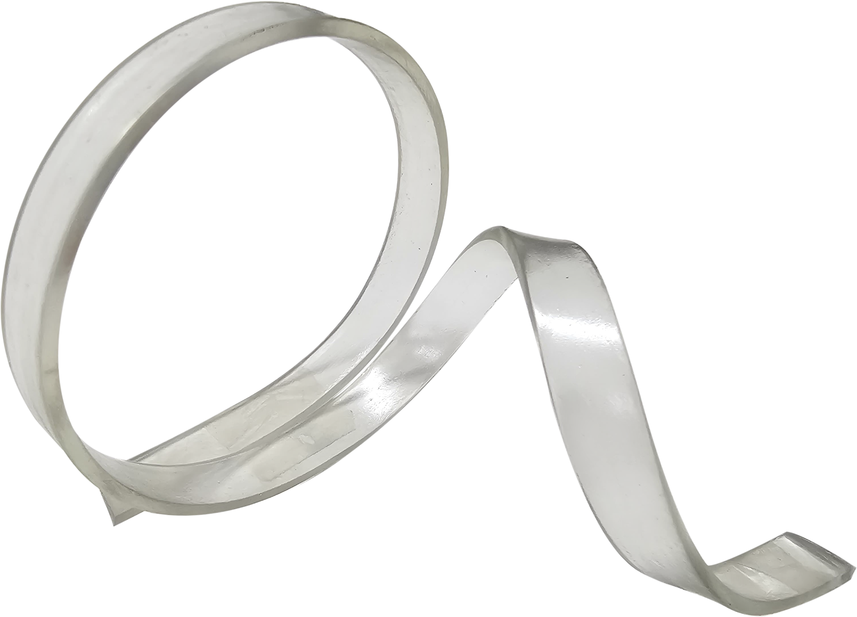 PVC STRIP 11MM: Versatile White PVC Flat Insert Strip, 11mm Thickness, Moderate Flexibility, Suitable for Banner Frames, Textile Edging, and Curtain Panels, 100m Roll Packaging